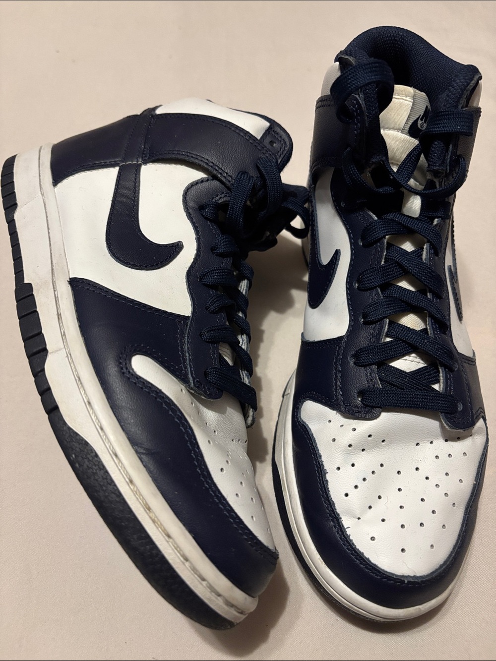 Nike Dunk High Midnight Navy Size 8